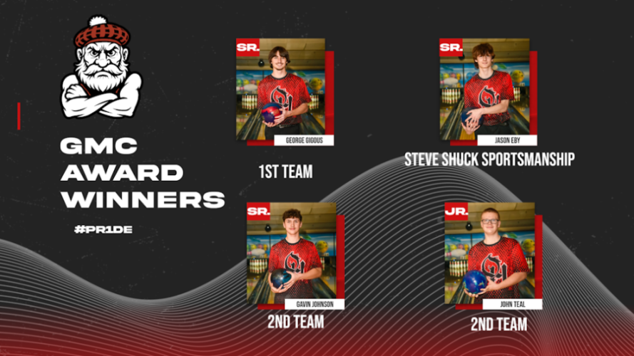 GMC Boys Bowling Award Winners